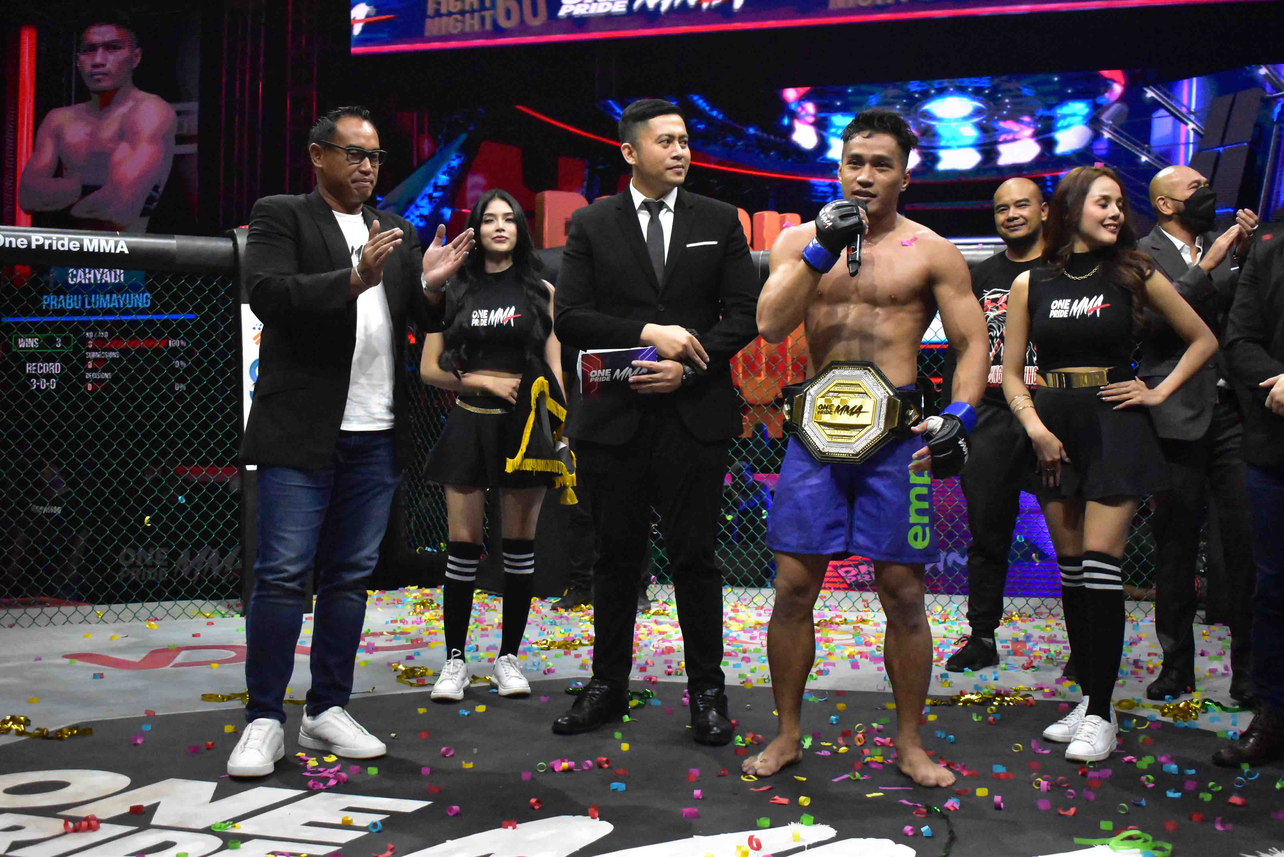 Yudi Cahyadi Jadi Juara Baru One Pride, Laode Dibuat Tak Berdaya